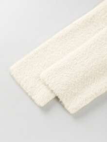 Franclia Áo len nữ viền bèo nhún eo nhẹ nhàng thời trang thu đông mới cho nữ - Màu be - Xem 5