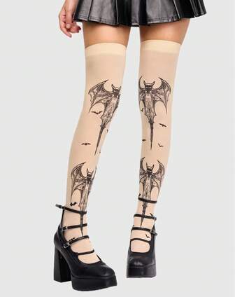 Goth Calze al ginocchio per donne