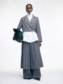 Mnmlis New Autumn Mary Jane Flats With Pointed Toe And Buckle Strap - Black - View 9