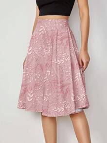 SHEIN Clasi Women's Minimalist Casual Comfortable Skirt - Multicolor - View 4