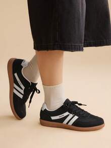 CUCCOO EASI 女士休闲百搭简约通勤鞋 - 黑色 - 查看 9