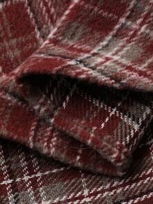 DAZY Women's Casual Plaid Long Sleeve Shirt - Red - View 7