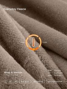 GLOWMODE 日常羊毛宽腿可调节抽绳腰部基本款运动裤，带侧袋，日常休闲