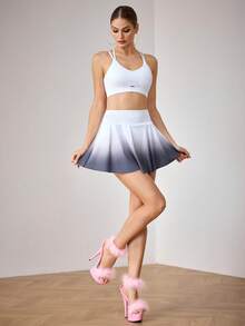 Menodora SHEIN Sport Strappy Back Sports Bra - White - View 4