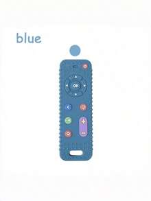 Silicone Teething Remote Control TV Design Soothing Gum Relief Sensory Stimulation Toy For Infants Christmas Stocking Fillers Holiday Gift Ideas Scandinavian Style Must Haves - Multicolor - View 12