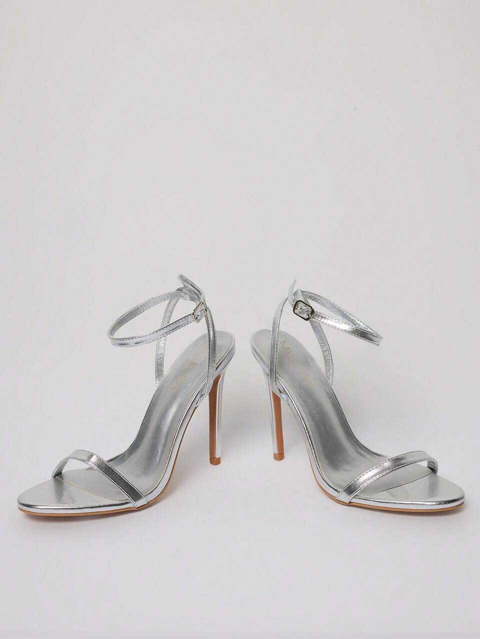Women Open Strappy Barely There High Heel For Christmas