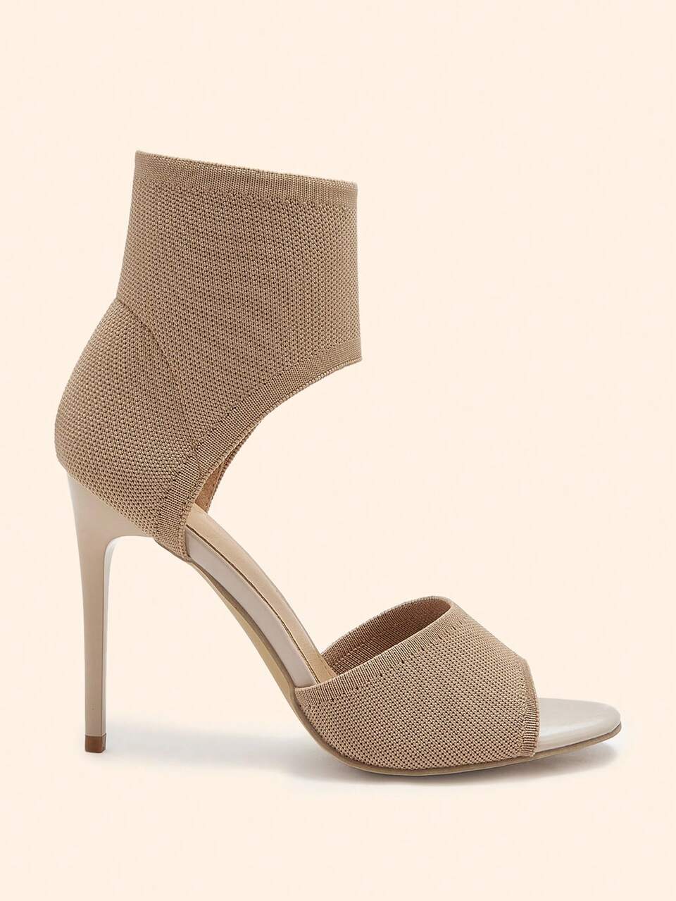 CUCCOO BASICS Women's Minimalist Solid Color Casual Heeled Sandals For Christmas