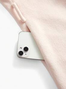 MOTF PREMIUM MINIMALIST OVERCOAT WITH PEARL & RHINESTONE EMBELLISHED - Baby Pink - View 5