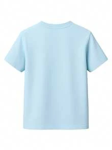 Calvin Klein Boys T-Shirt Blue - LIGHT BLUE - View 2