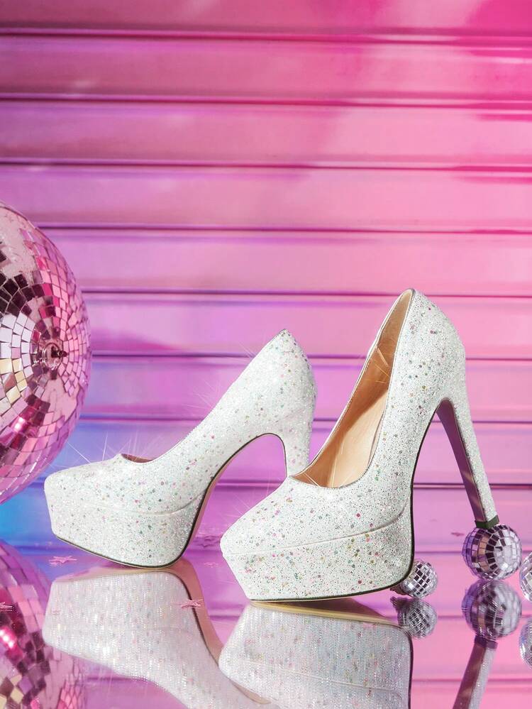 CUCCOO LuxiPop Women's Platform Is Fashionable And Elegant, And High Heels Are Suitable For Party Occasions.
