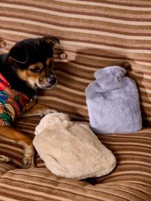 Cirelle 1个装500ml/1000ml/2000ml注水PVC热水袋，防爆，带可爱毛绒套 - 彩色 - 查看 10