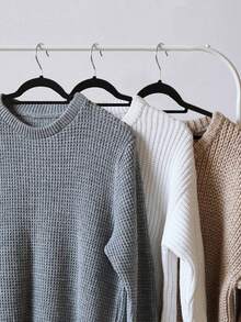 10pcs Luxury Flocked Anti Slip Hanger, Ultra-Thin And Space Saving - Heavy-Duty Rotating Hook Suitable For Clothing, Suits, Tops, Ties, Shirts, Skirts, And Pants Organization , Basics Valentine's Day, Valentines Wedding - Multicolor - View 9