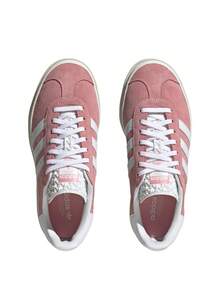Adidas Gazelle Bold 女鞋 Super Pop / Cloud White / Core White IG9653 - 超流行/雲白/核心白 - 查看 3