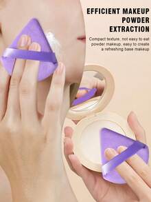 Zestaw pędzli do makijażu 3/18/25/32 szt. Wodoodporna kosmetyczka, opaska na głowę, gąbki, puszek do pudru dla kobiet, profesjonalny zestaw do makijażu, podróż, do użytku domowego, prezent świąteczny, urodzinowy, przybory kosmetyczne, akcesoria kosmetyczne - Fioletowy - Zobacz 7