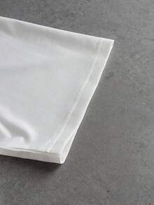 PAVTROS Áo thun nam cổ tròn tay ngắn thêu chữ 3D và trái tim. Phong cách đường phố, Bạn bè, Đồng bộ, Rộng thùng thình, Dành cho nam, Đồ họa, Phong cách Nhật Bản, Unisex, Tôi yêu bạn gái của tôi - trắng - Xem 4