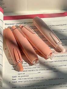 一套/4支高品质渐变点胶笔，按压式粘贴，大容量，适合学生和日记本，圣诞礼物 - 彩色 - 查看 11