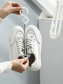 Estante giratorio para zapatos y tendedero, organizador apilable - Multicolor - Ver 8