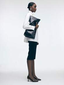 Mnmlis Giày cao gót thời trang nữ đa năng tối giản - màu đen - Xem 9