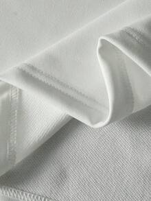 TOKVUE 男士休闲字母印花短袖T恤，夏季 - 白色 - 查看 5