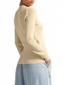 Calvin Klein Women's Sweater Khaki - Khaki - View 2