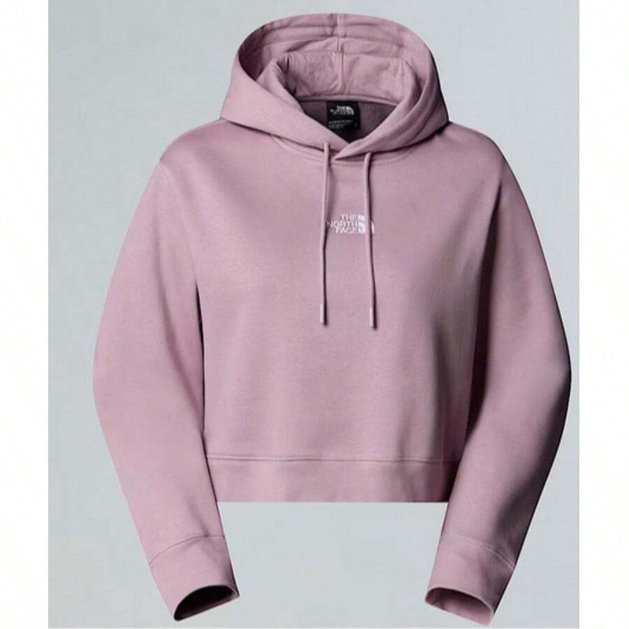 The North Face Essential Women's Cropped Hoodie Purple - Purple - View 1