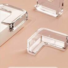 12 قطعة من واقيات الزوايا الشفافة - لاصق عالي القوة، مناسبة للطاولات والأثاث والزجاج والخزائن وما إلى ذلك. - متعدد الألوان - مشاهدة 7