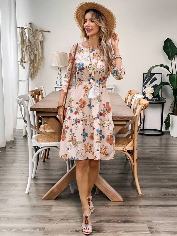 Women Short Casual Dress, Minimalist & Fashionable For Everyday Wear,Vacation Outfits Women