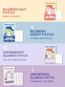 Slow Sunday 祛痘夜间贴，24片装，含水杨酸，采用水胶体材料，超薄设计，全覆盖，防水透气，清爽舒适，温和不刺激，适用于妆前和日常护理，遮瑕效果更佳，适用于面部和身体，有效遮盖痘痘和瑕疵，Y2K风格，非常适合约会、生日、周年纪念日或任何特殊场合，情人节礼物，斋月聚会礼物，派对必备 - Night - 查看 6