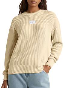 Calvin Klein Women's Sweater Khaki - Khaki - View 1