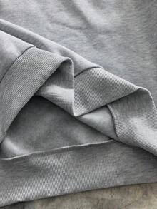 AXEPEAK Men Casual Loose Fit Long Sleeve Sweatshirt And Pants Co-Ord Set