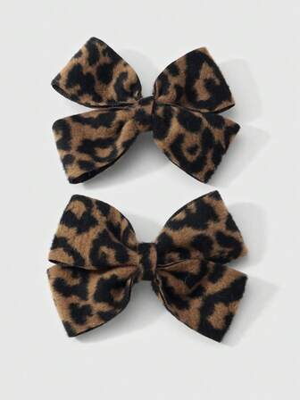 Grunge Punk 2 pezzi Fermagli per capelli stile Y2K vintage, eleganti, punk, in pelle nera con doppia presa d'aria e decorazione a fiocco, adatti per sorelle, amiche per uso quotidiano o come regalo per le vacanze, Ognissanti