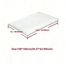 Washable High Elastic Down Composite Lining Fabric For Clothing And Bedding Products. Soft Silk-Like Regenerated Polyester Faux Silk Used For Garment And Home Textile Filling. - White - View 7