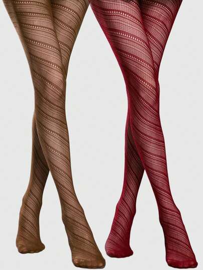 Fairycore 1 Paio di Sexy Calze Sospensorio Minimaliste di Colore Rosa Tinta Unita, Collant Jacquard Trasparenti ed Elastici, Collant Ultra Sottili e Traspiranti