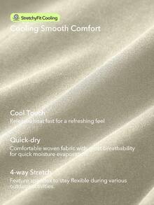 OutZeal Women Sports Pants Daily Casual Lounge UV Protection Tummy Control Cool Touch Flared Bottom - Khaki - View 5