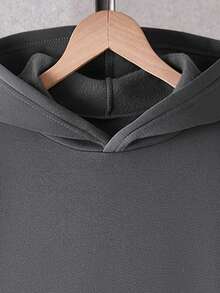 Vacaura 2 件套青少年男童休闲拼布丝带连帽运动衫套装，适合休闲、通勤、上学、运动穿着