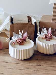 Moldes de arcilla de resina de cerámica y silicona, moldes ovalados con rayas antiadherentes, moldes de hormigón para hacer bandejas de almacenamiento, cuencos para nueces, pequeños platos de exhibición de baratijas - Blanco - Ver 1