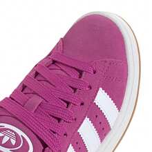 Adidas Giày thể thao trẻ em Campus 00s màu Semi Lucid Fuchsia / Cloud White / Gum JS3847 - Màu hồng tím hơi trong suốt / Trắng mây / Màu gỗ gụ - Xem 2