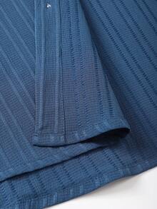 Manfinity Swimmode 男士纯色休闲短袖衬衫和短裤套装