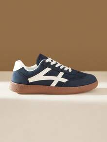 CUCCOO EASI 女士时尚百搭休闲简约运动鞋 - 藍色 - 查看 2