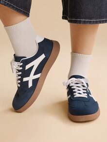 CUCCOO EASI 女士时尚百搭休闲简约运动鞋 - 藍色 - 查看 9