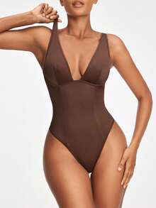 SHAPORA Bộ đồ liền thân tối giản thoải mái 2 món dành cho nữ - Nhiều màu - Xem 5