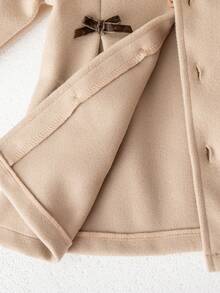 Souflis French Retro Thick Long Sleeve Overcoat, Suitable For Parties, School, Outings And Various Occasions, Women & Girls Overcoat, Autumn/Winter