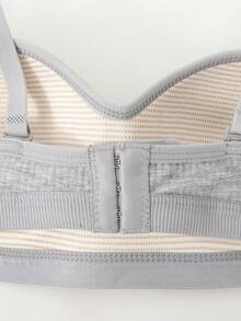 4件套少女文胸，无钢圈文胸，专为发育中的胸部设计，舒适防下垂，可调节肩带，不可拆卸胸垫，适合13-16岁女孩。