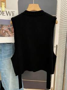 INAWLY 宽松无袖毛衣背心