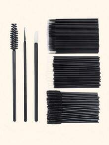 1200 piezas, Kit de cepillos para extensiones de pestañas - Spoolies desechables para pestañas, hisopos micro, cepillos para brillo de labios, set 3 en 1 - Multicolor - Ver 8