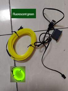 196.8in/5m Car Atmosphere Light, USB Power Supply DIY Decorative Instrument Board Atmosphere, LED Light Belt, Neon Light Flash, Suitable For Cars, Gardens, Decorations - Multicolor - View 19