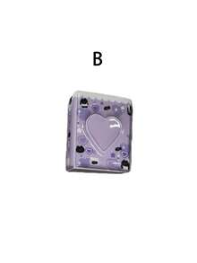 1本超可爱迷你爱心相册，8页单框设计。硬壳材质能更好地保护照片。可用于存放旅行照片、婚礼照片，以及记录宝宝的成长历程。纪念相册是节日生日礼物的理想之选，创意十足，个性化设计，小巧便携。 - 彩色 - 查看 4