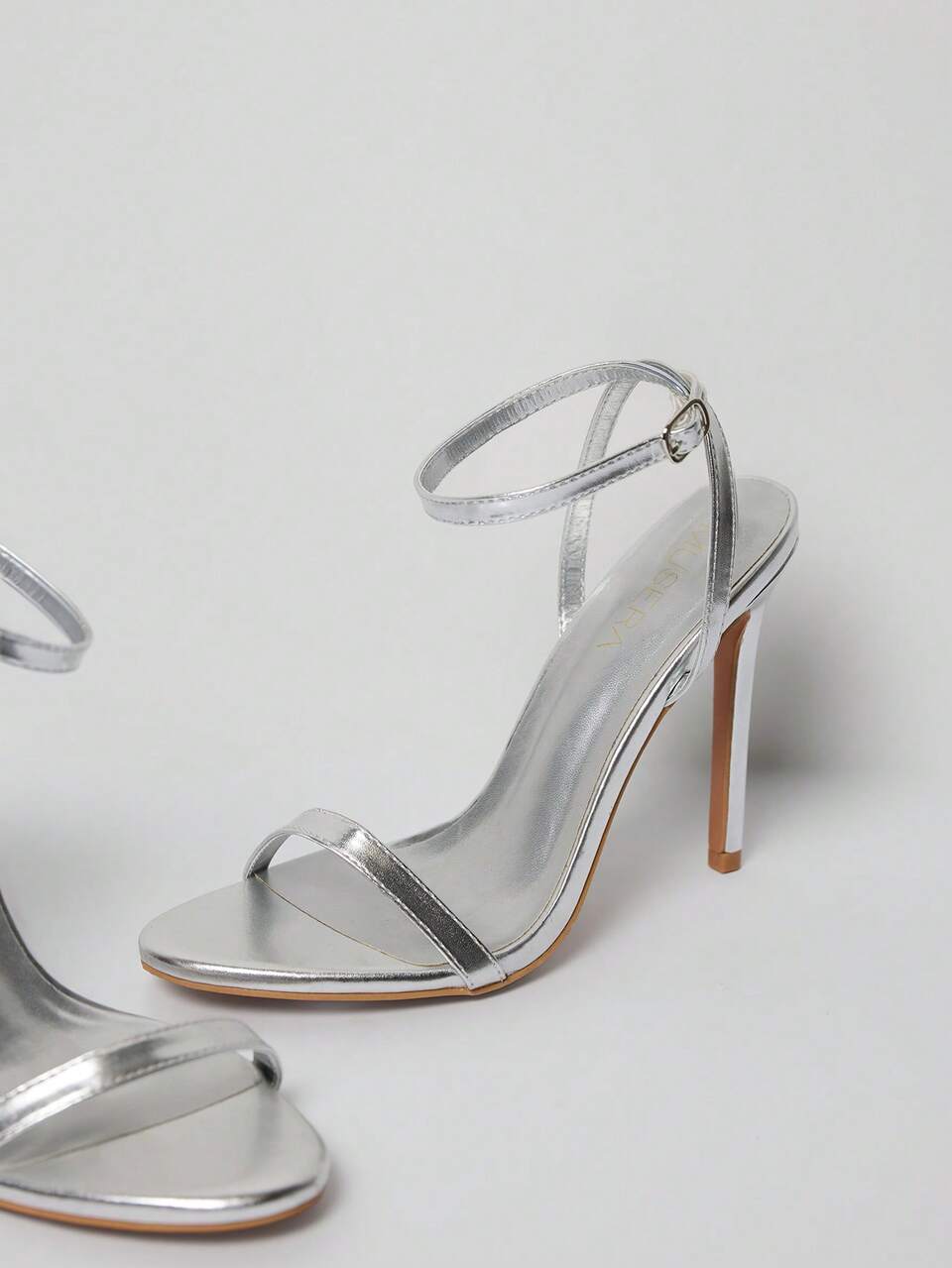 Women Open Strappy Barely There High Heel For Christmas