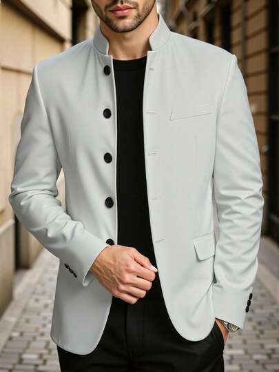 Manfinity Mode 男士休闲商务通勤西装外套