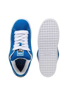 Puma Suede Women's Sneakers Blue/White 395205 - 藍色配白色 - 查看 3
